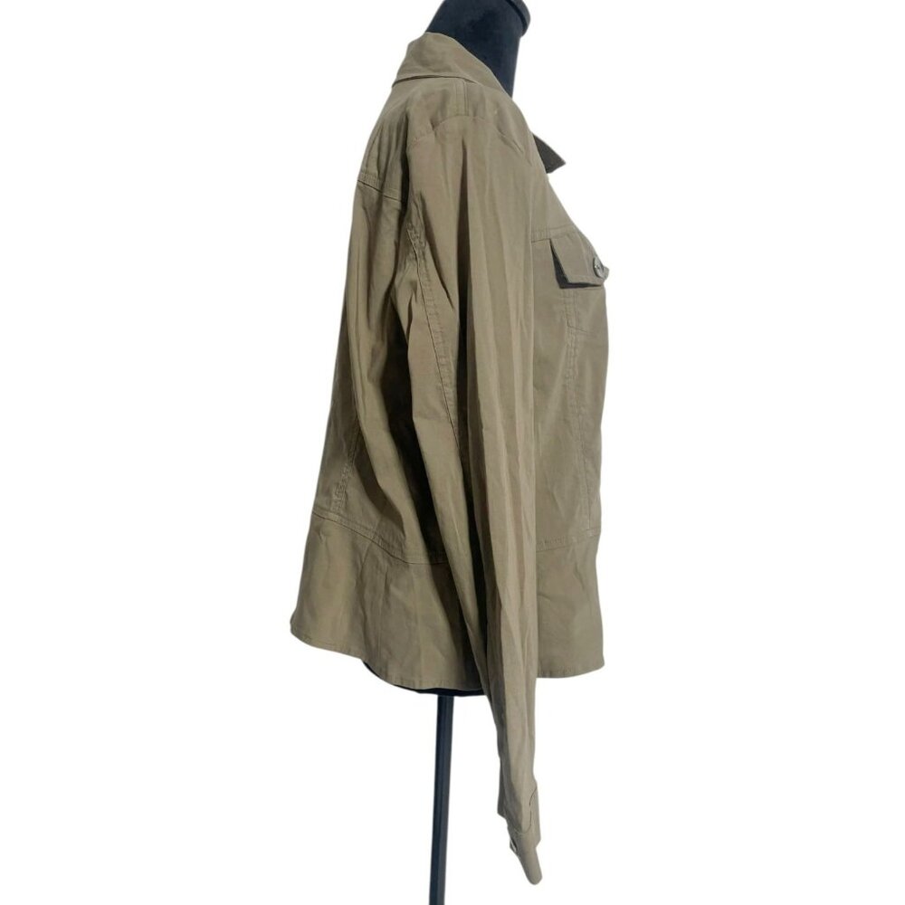 Dolcezza Size Large Top Jacket Button Down Long S… - image 3